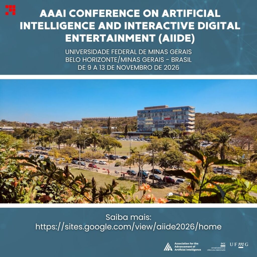 Edição histórica de congresso internacional de IA e jogos será realizada na UFMG