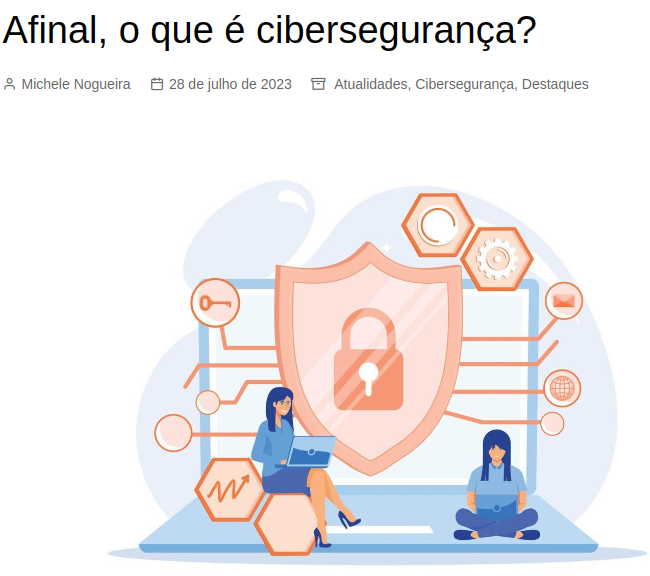 Professora do DCC discute sobre cibersegurança em artigo publicado na Revista SBC Horizontes