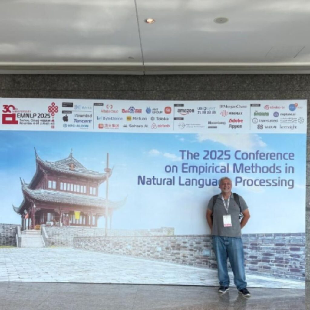 Professor do DCC apresenta estudo sobre justiça e perspectivismo em IA na EMNLP 2025, na China