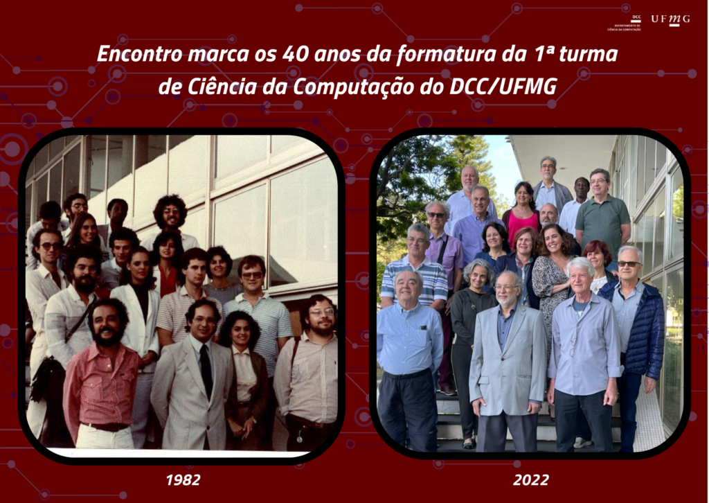 Encontro entre ex-alunos e professores do DCC/UFMG marca os 40 anos da formatura da primeira turma de Ciência da Computação