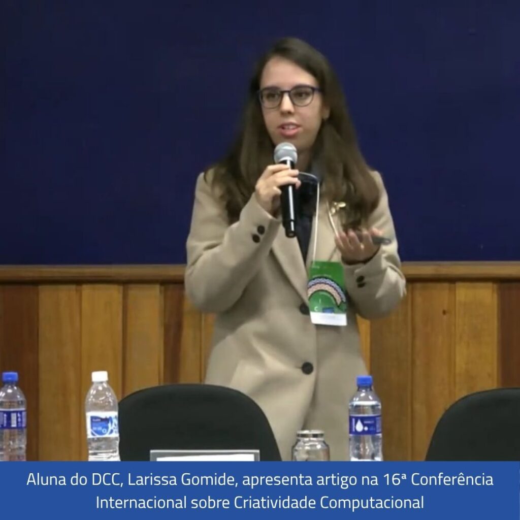 Estética de imagens por IA: aluna do DCC/UFMG apresenta estudo em conferência internacional