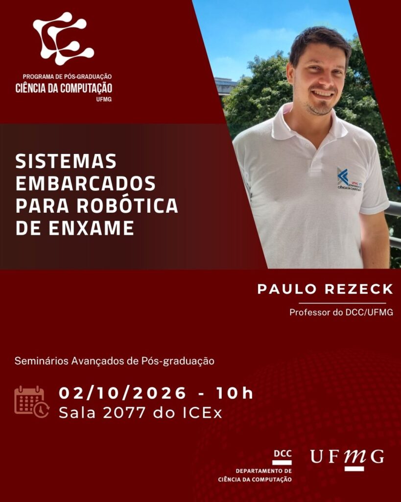 Série de Seminários da Pós-graduação promove palestra sobre sistemas embarcados para robótica de enxame
