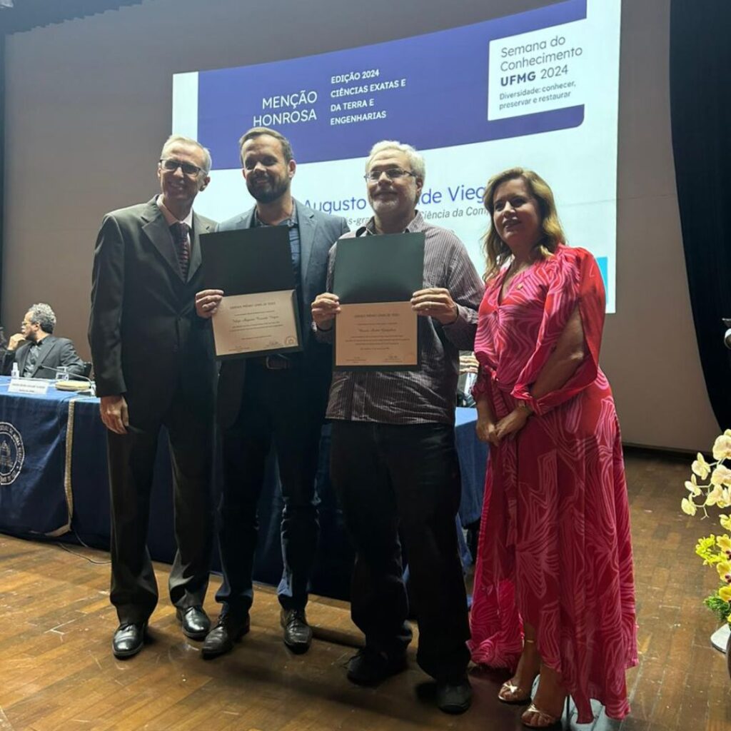 Professor e aluno do DCC recebem menção honrosa no Grande Prêmio UFMG de Teses