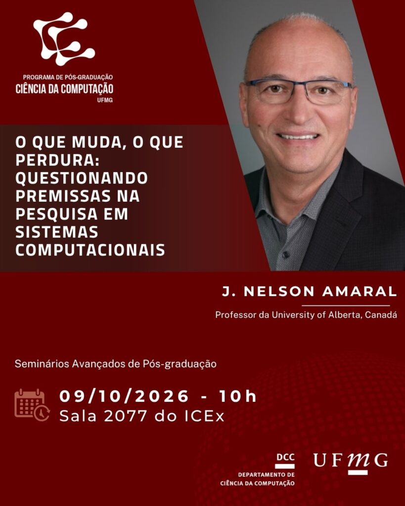 Palestra: O que muda, o que perdura: questionando premissas na pesquisa em sistemas computacionais