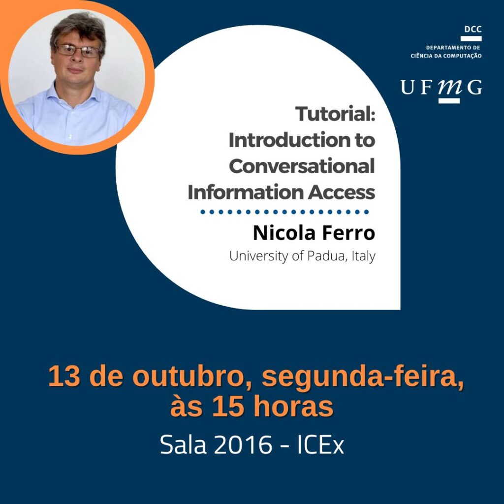 Professor da universidade de Pádua, na Itália, realiza tutorial gratuito e aberto ao público