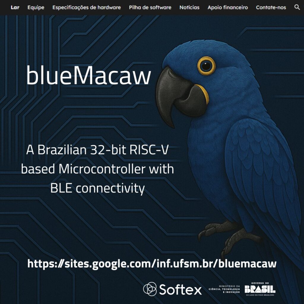 Lançado site do BlueMacaw, microcontrolador brasileiro construído com a participação de pesquisadores da UFMG