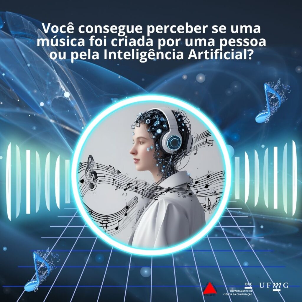 Estudo do DCC/UFMG investiga como as pessoas percebem músicas criadas por humanos e por inteligência artificial