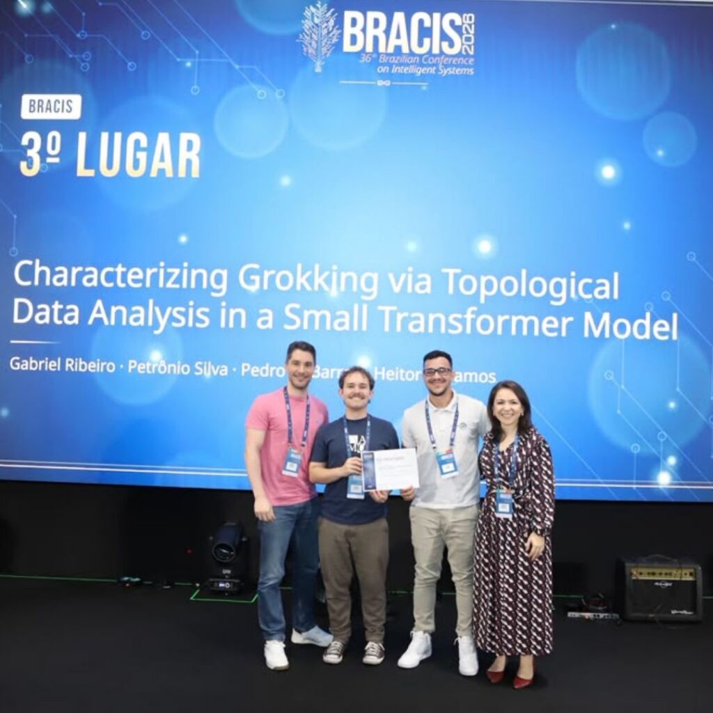 Pesquisa desenvolvida no FutureLab/DCC conquista terceiro lugar no BRACIS 2026