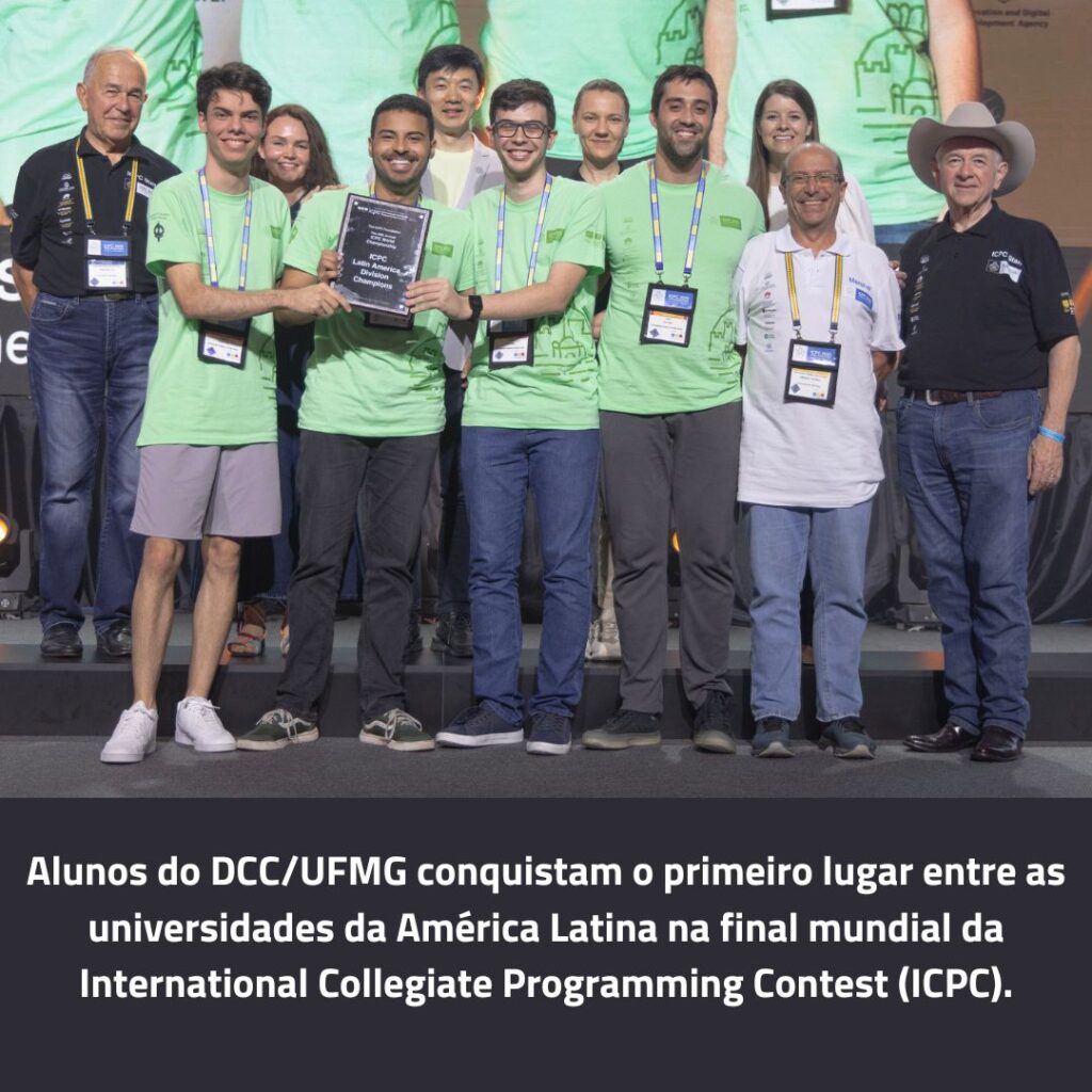 Equipe do DCC/UFMG conquista liderança da América Latina na final mundial da Maratona de Programação