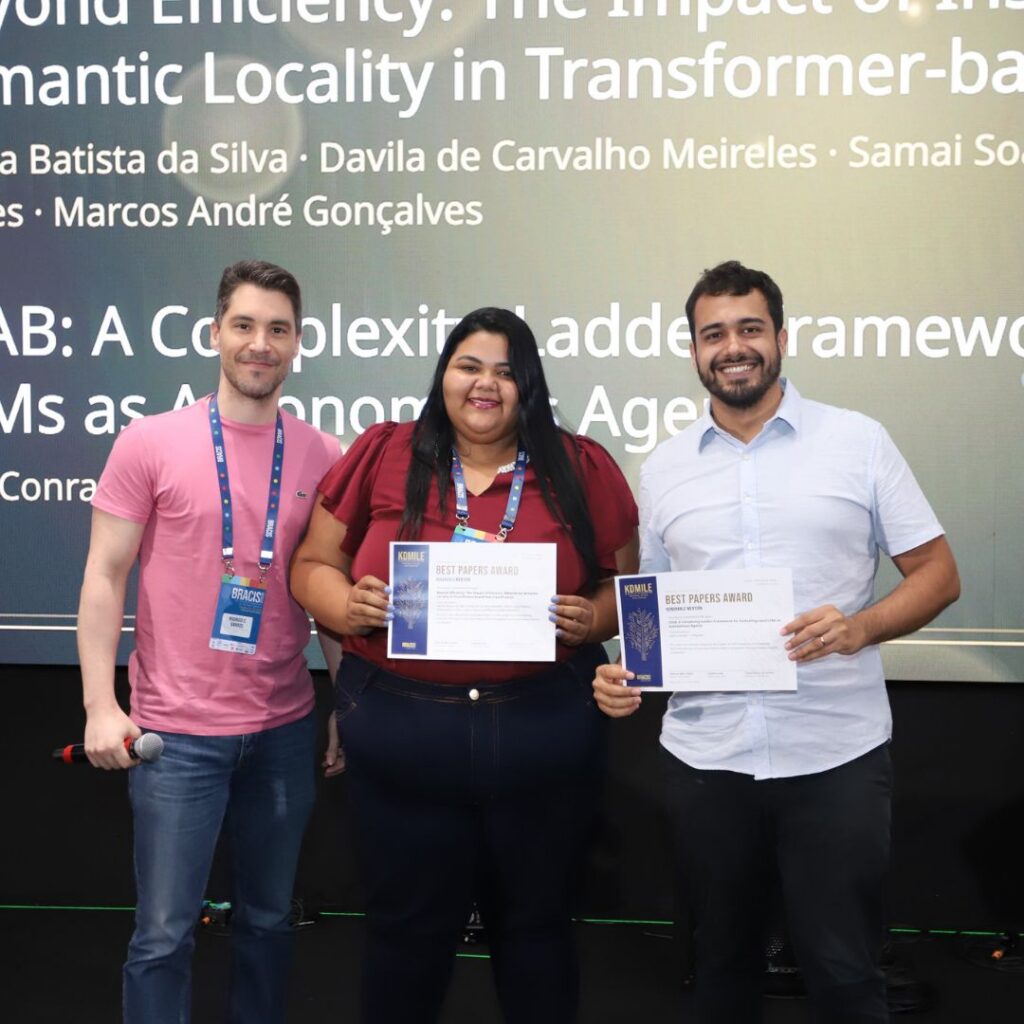 Pesquisas ligadas ao DCC recebem prêmios em eventos nacionais de inteligência artificial