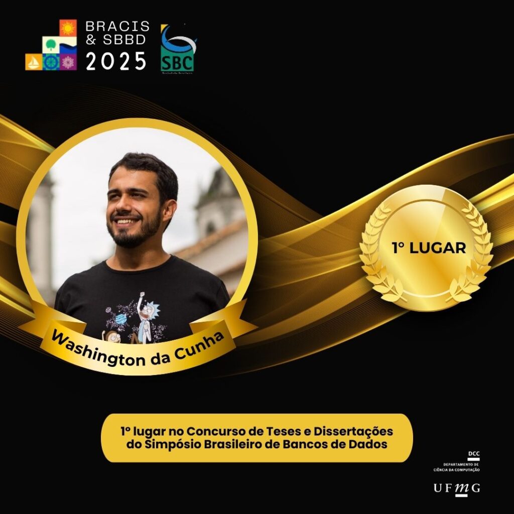 Tese de doutorado do DCC/UFMG é eleita a melhor do Brasil em Ciência de Dados