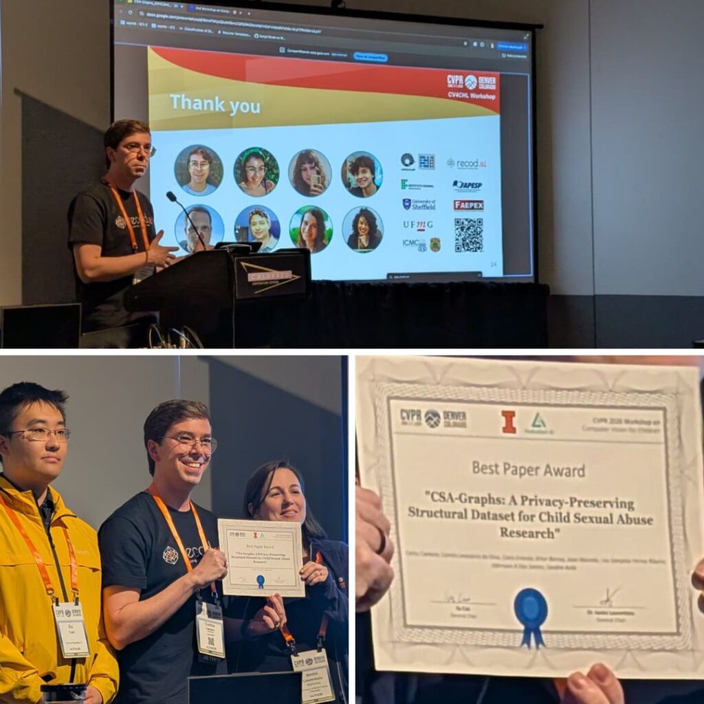 Pesquisa de doutorando do DCC sobre abordagem ética em visão computacional vence prêmio no CVPR 2026