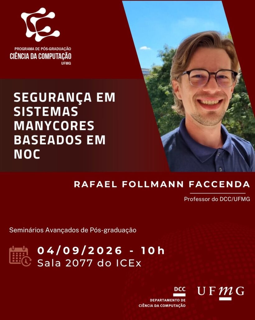 Palestra: Segurança em sistemas manycores baseados em NoC