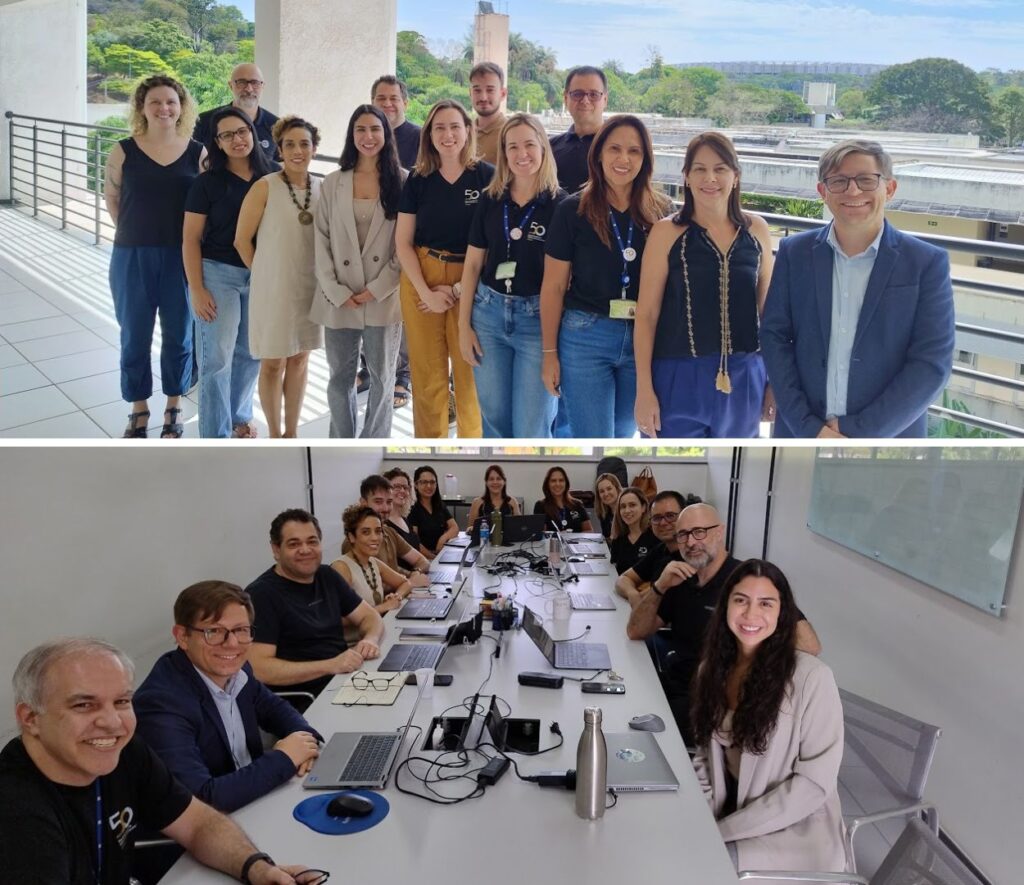 Representantes da Embrapii realizam visita de acompanhamento à Unidade do DCC/UFMG