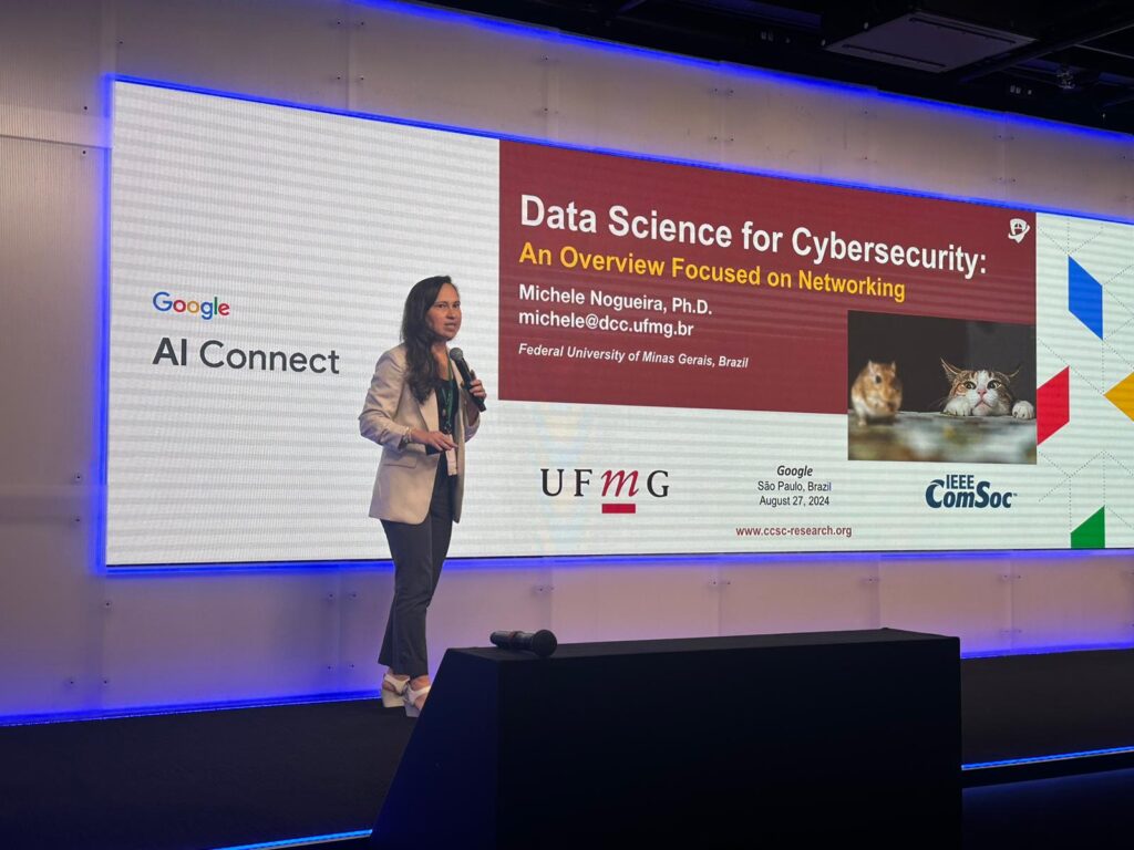 Professora do DCC participa de evento do Google sobre Inteligência Artificial e Cibersegurança