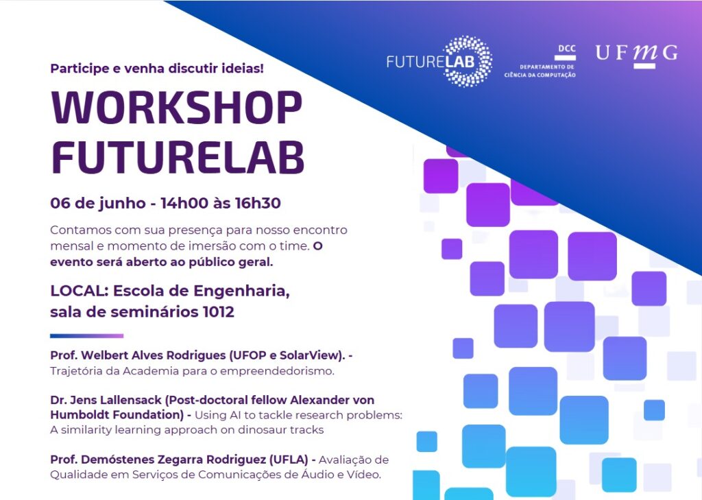 Workshop do FutureLab – DCC/UFMG aberto ao público