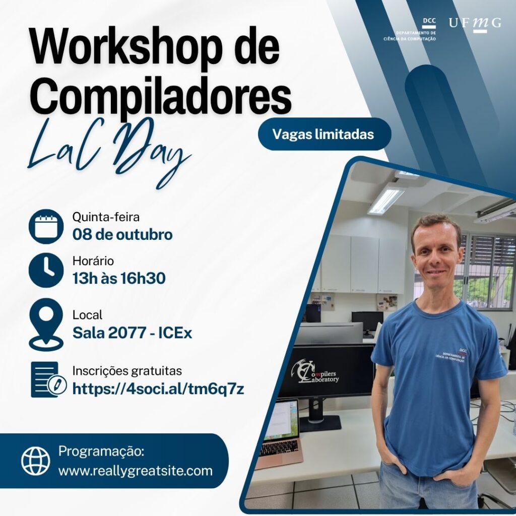 Workshop no DCC reúne pesquisadores e profissionais para discutir desenvolvimento de compiladores