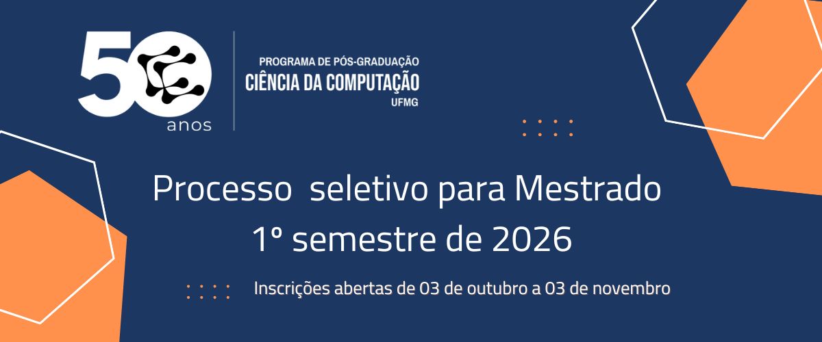 Venha fazer mestrado em Ciência da Computação