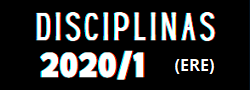 Oferta de disciplinas – 1º semestre de 2020 – Remoto Emergencial
