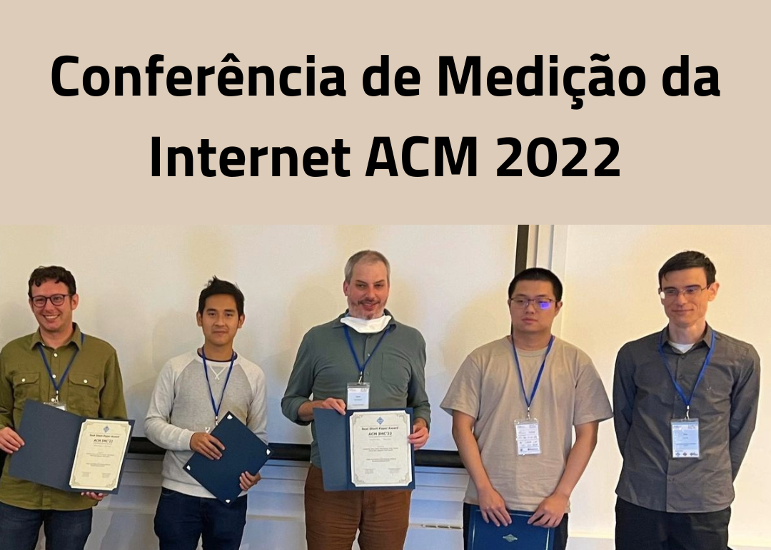 Professor do DCC recebe prêmio na ACM IMC 2022 DCC/UFMG